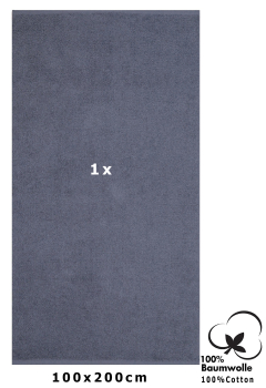 Preview: Betz XXL Badetuch 100 x 200 cm BERLIN Badetücher Saunatuch 100% Baumwolle Preview: Betz XXL Badetuch 100 x 200 cm BERLIN Badetücher Saunatuch 100% Baumwolle