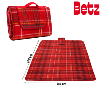 Preview: Betz XXL Picknickdecke 180x200 cm Reisedecke Stranddecke Campingdecke Isomatte Outdoor wasserdicht Farbe rot Preview: Betz XXL Picknickdecke 180x200 cm Reisedecke Stranddecke Campingdecke Isomatte Outdoor wasserdicht Farbe rot