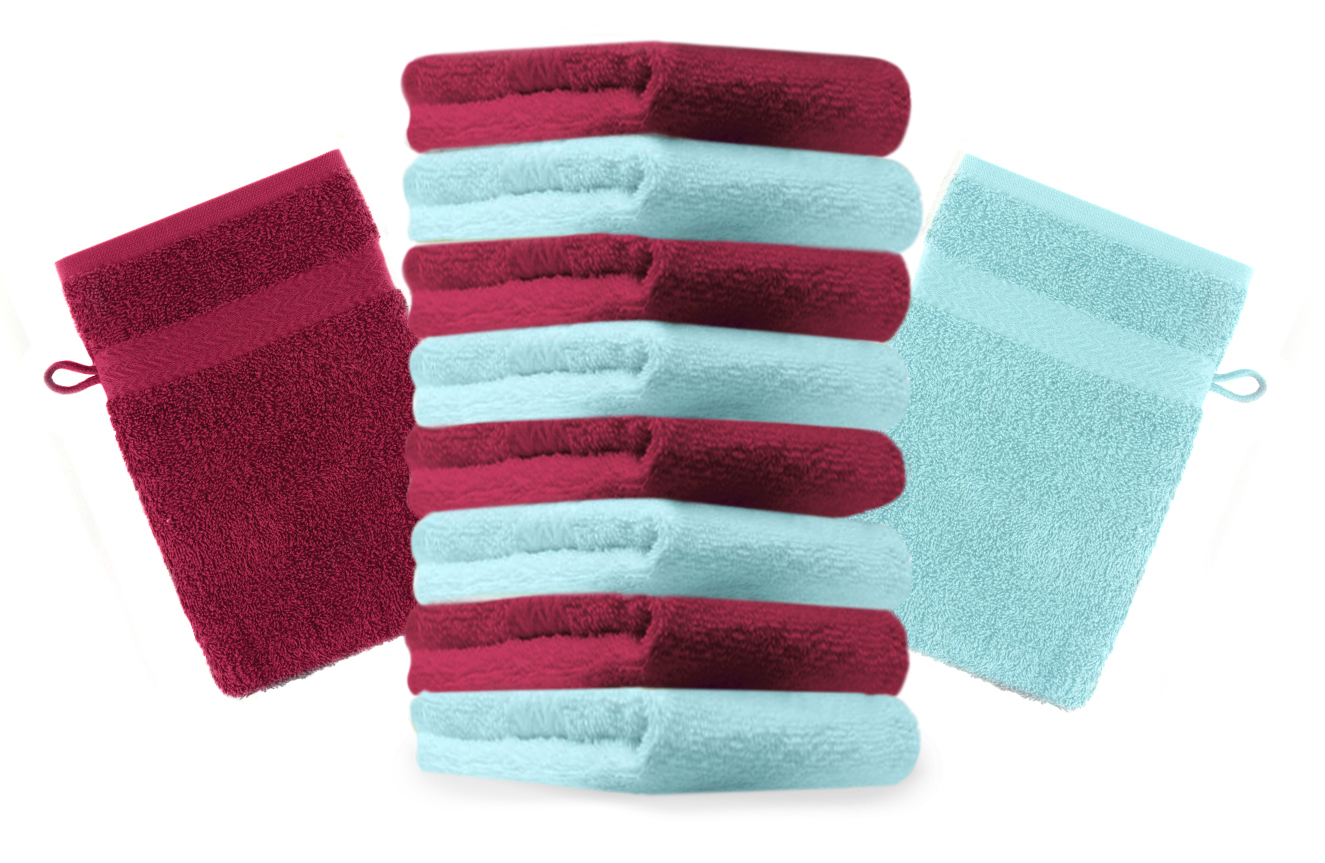 Betz 10 Waschhandschuhe Waschlappen Waschhandschuh PREMIUM 16x21cm