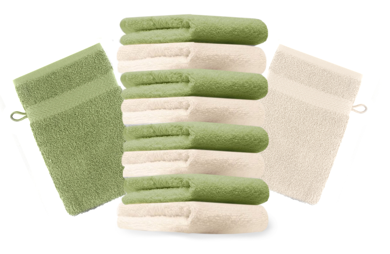 Betz 10 Waschhandschuhe Waschlappen Waschhandschuh PREMIUM 16x21cm