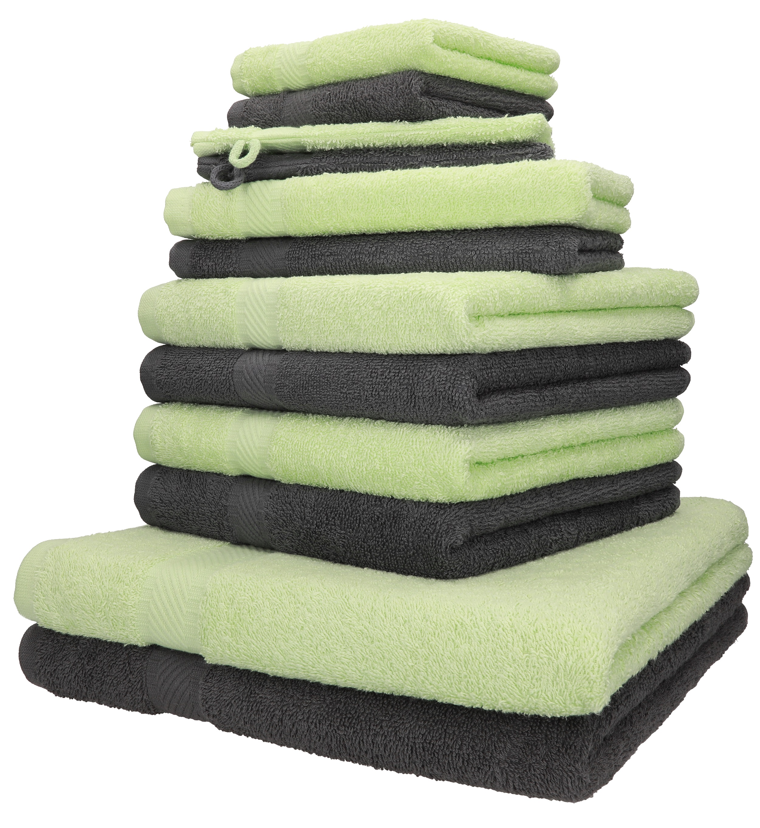 Handtuch-Set PREMIUM 100/% Baumwolle 2 Duschtücher 4 Gästetücher Betz 6-tlg