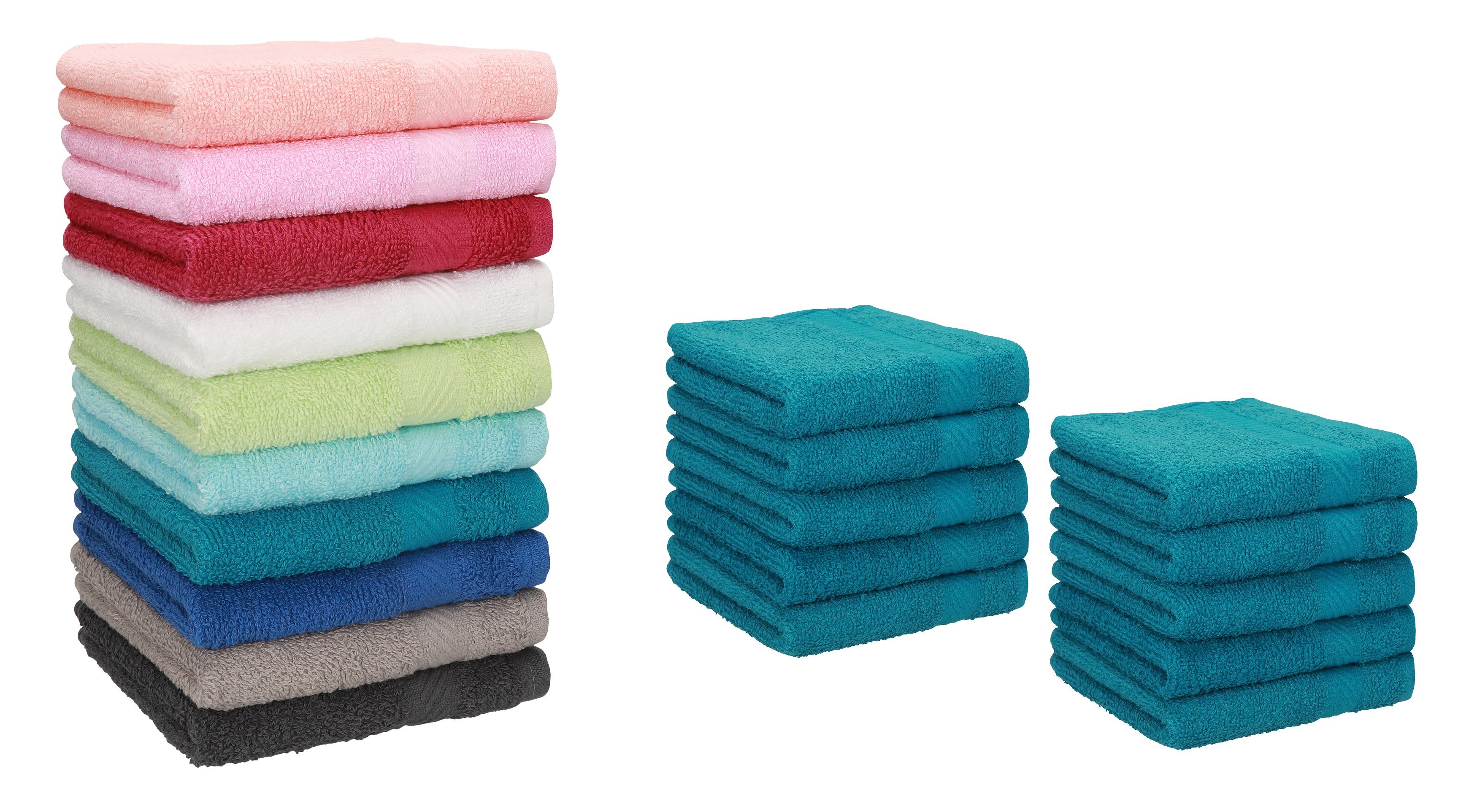 Betz paquete de 10 toallas faciales PALERMO tamaño 30x30cm 100/% algodón